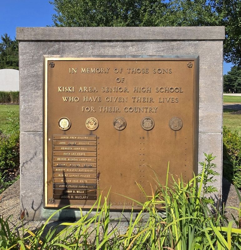 Kiski Area Veterans Memorial. Click for full size. Kiski Area Veterans Memorial image. Click for full size.
