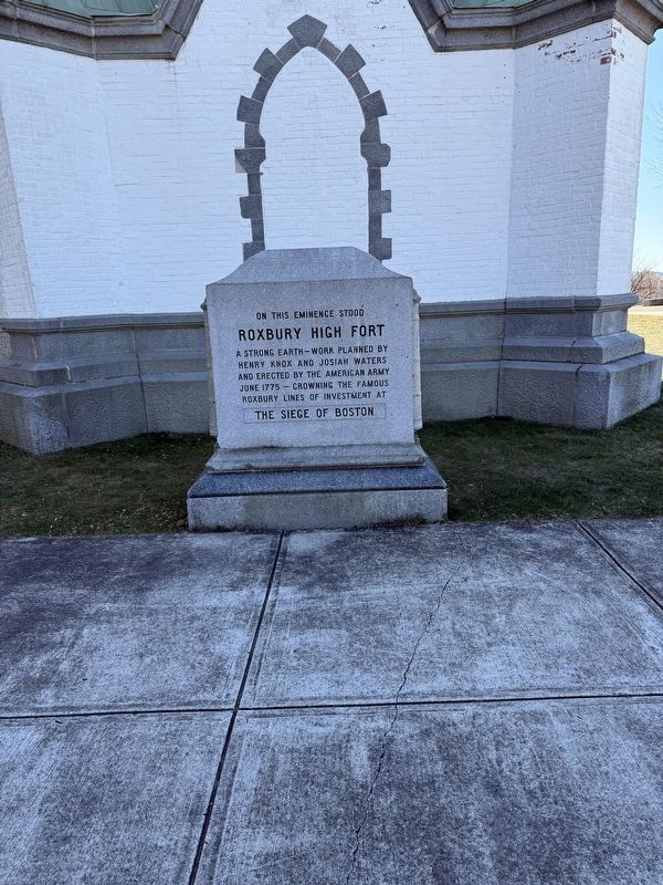 Roxbury High Fort Marker image. Click for full size.