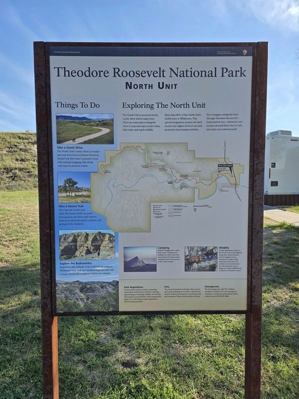 Exploring the North Unit signage image. Click for full size.