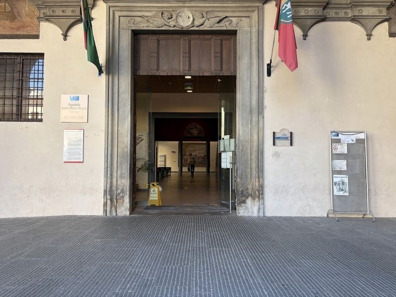 Ospedale di Santa Maria Nuova / Santa Maria Nuova Hospital Marker. Click for full size. Ospedale di Santa Maria Nuova / Santa Maria Nuova Hospital Marker image. Click for full size.