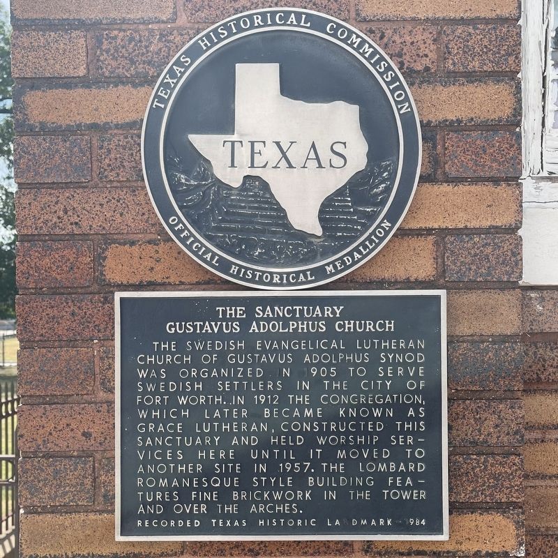 The Sanctuary - Gustavaus Adolphus Church Marker image. Click for full size.
