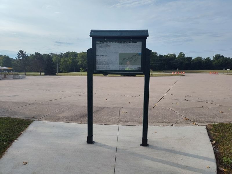 Maumee River: Lifeblood Then and Now Marker. Click for full size. Maumee River: Lifeblood Then and Now Marker image. Click for full size.