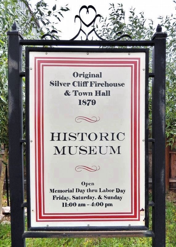 Silver Cliff Museum Sign. Click for full size. Silver Cliff Museum Sign image. Click for full size.