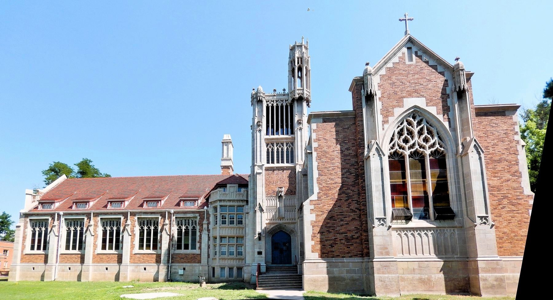 Holy Cross Abbey Monastery (<i>south/front elevation</i>). Click for full size. Holy Cross Abbey Monastery (<i>south/front elevation</i>) image. Click for full size.