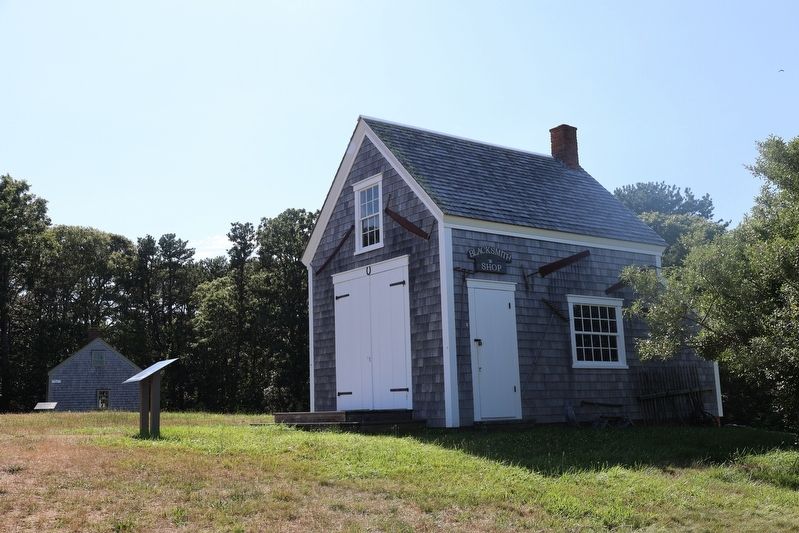 Hopkins Blacksmith Shop Marker image. Click for full size.