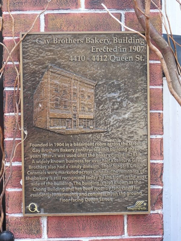 Gay Brothers Bakery Building - Erected In 1907 Marker image. Click for full size.