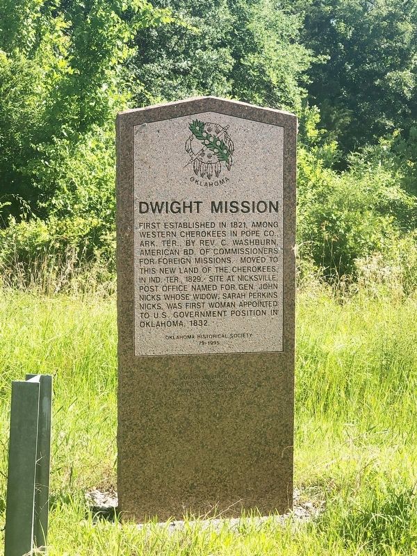 Dwight Mission Marker image. Click for full size.
