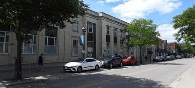 Post Office Building Erected In 1931 - Marker in context image. Click for full size.