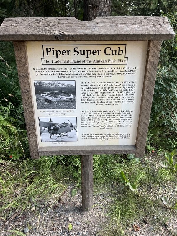 Pieper Super Cub Marker image. Click for full size.