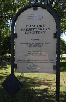 Stamford Presbyterian Cemetery - Marker image. Click for full size.