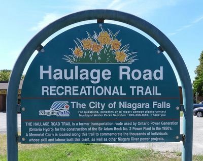 Haulage Road Recreational Trail - Marker. Click for full size. Haulage Road Recreational Trail - Marker image. Click for full size.