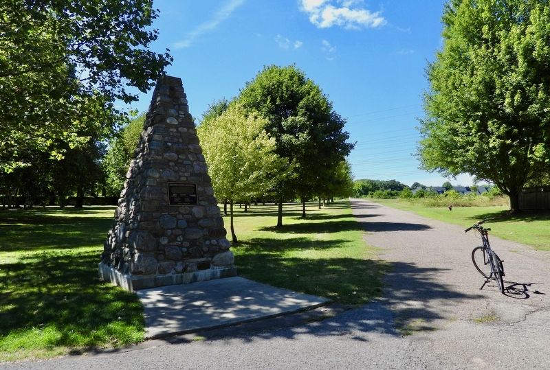 Ontario Hydro Memorial and Haulage Road Trail. Click for full size. Ontario Hydro Memorial and Haulage Road Trail image. Click for full size.
