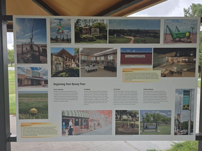 Beginning Your Byway Tour side of marker. Click for full size. Beginning Your Byway Tour side of marker image. Click for full size.