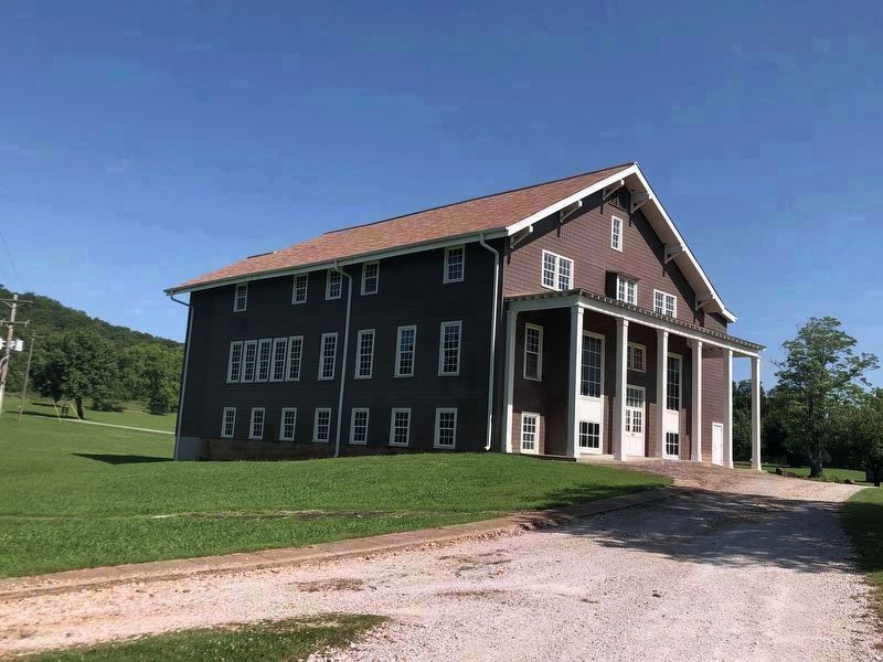 Dwight Mission Schoolhouse, now image. Click for full size.