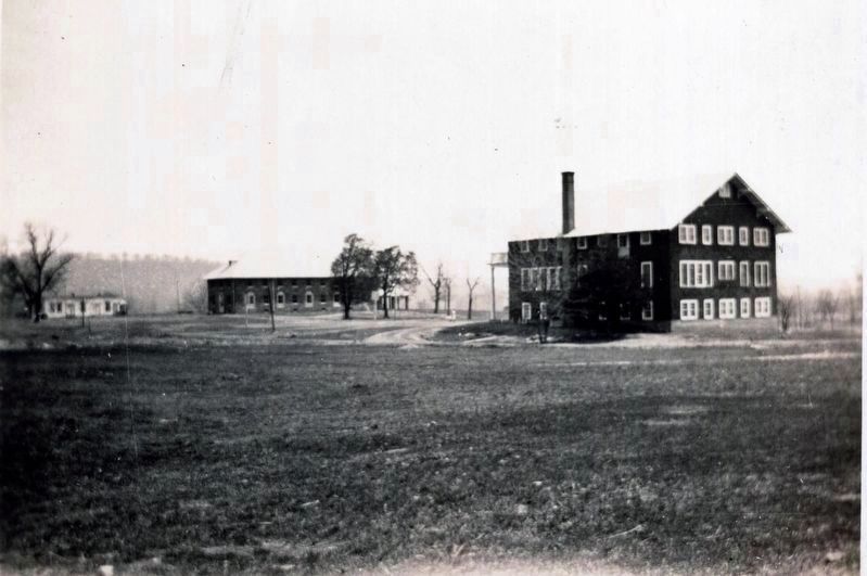 Dwight Mission Schoolhouse, then image. Click for full size.