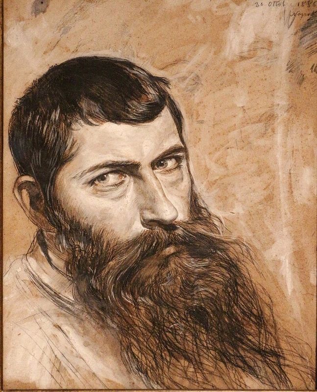 Vincenzo Gemito self-portrait image. Click for full size.