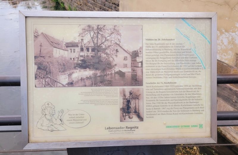 M�hlen im 20. Jahrhundert / Mills in the 20th Century Marker image. Click for full size.