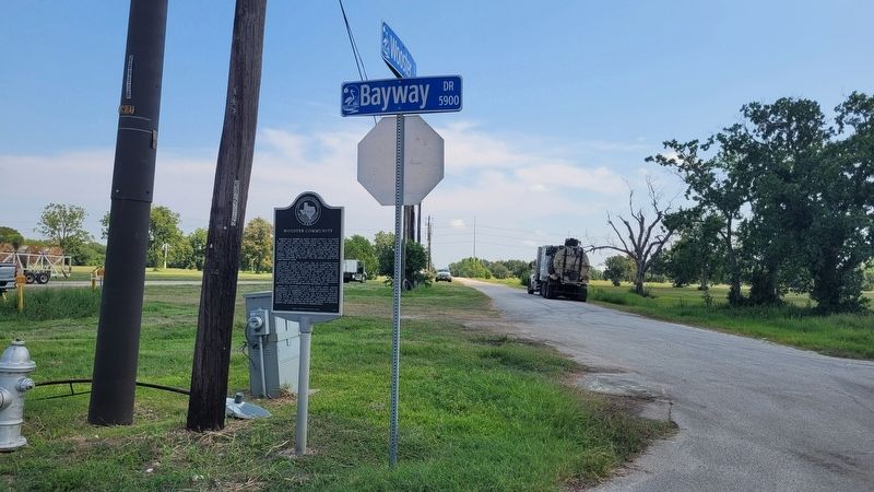 Wooster Community Marker image. Click for full size.