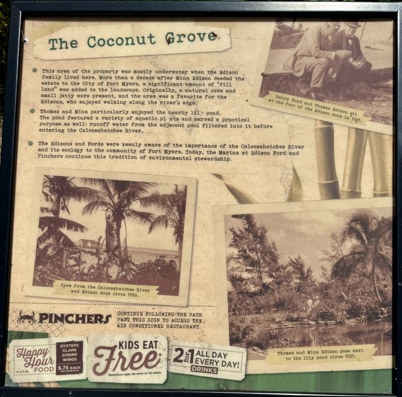 The Coconut Grove Marker image. Click for full size.