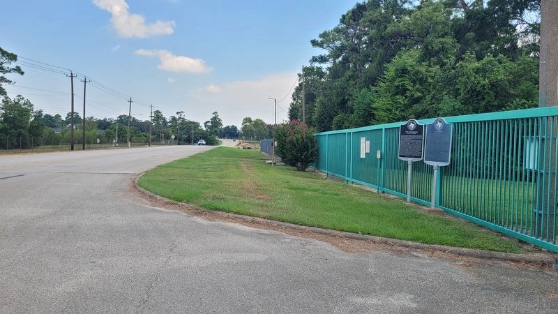 The view of the marker along the street image. Click for full size.