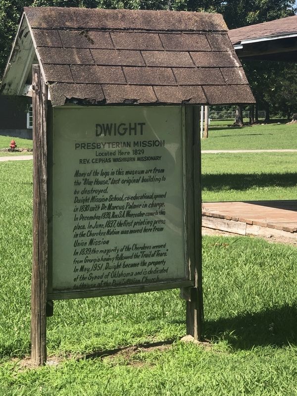 Dwight Presbyterian Mission Marker image. Click for full size.