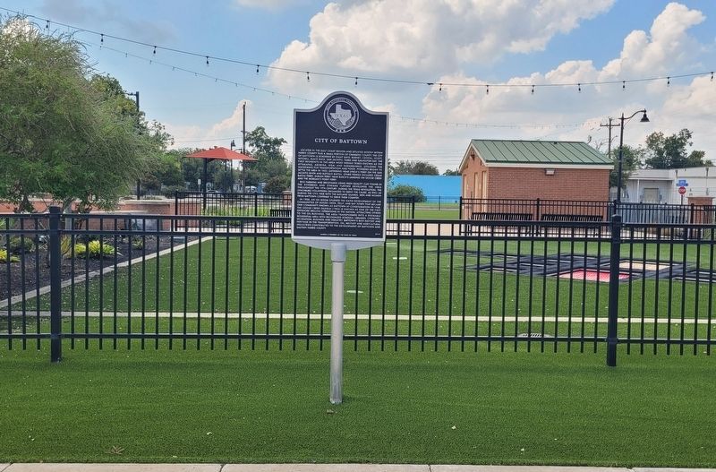 City of Baytown Marker image. Click for full size.
