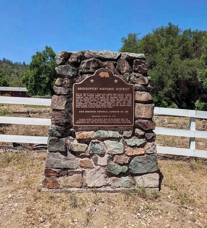 Bridgeport Historic District Marker image. Click for full size.