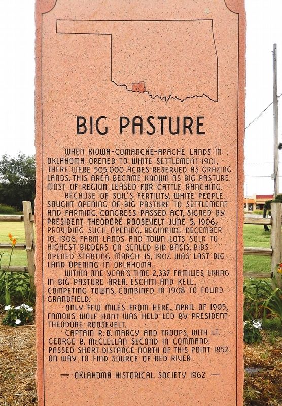 Big Pasture Marker image. Click for full size.