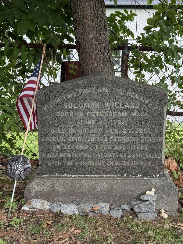 Solomon Willard Gravesite Marker image. Click for full size.