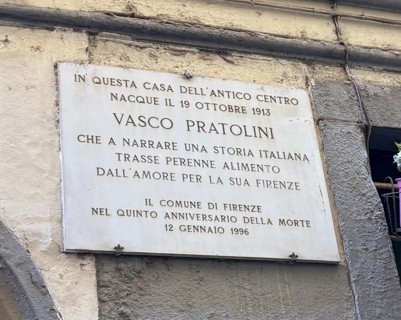 Vasco Pratolini Marker image. Click for full size.