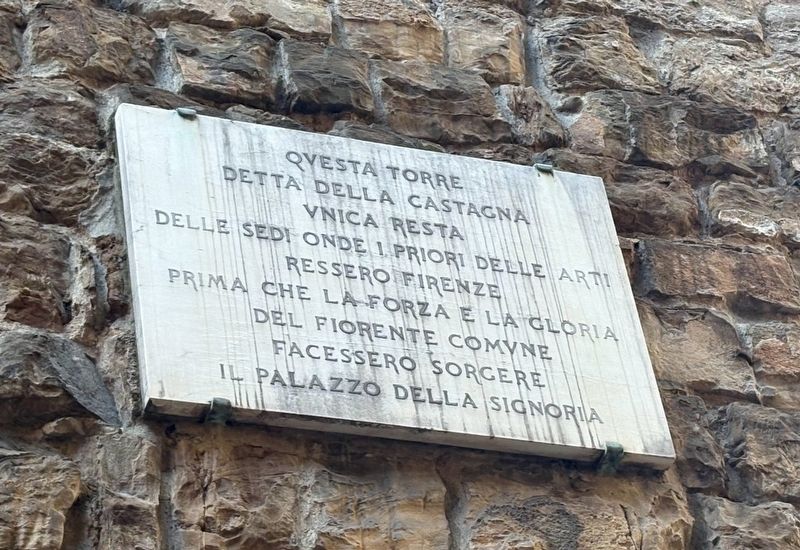 Torre della Castagna / Chestnut Tower Marker image. Click for full size.