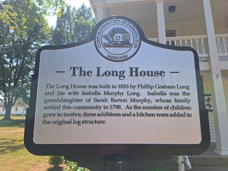The Long House Marker. Click for full size. The Long House Marker image. Click for full size.