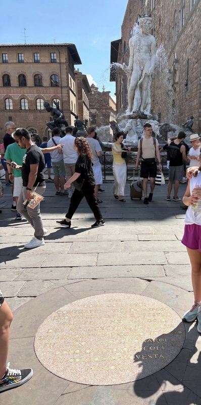 Site of Savonarola's execution image. Click for full size.