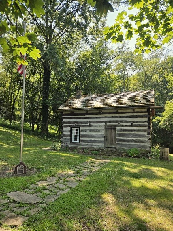 Drake Log Cabin Marker. Click for full size. Drake Log Cabin Marker image. Click for full size.