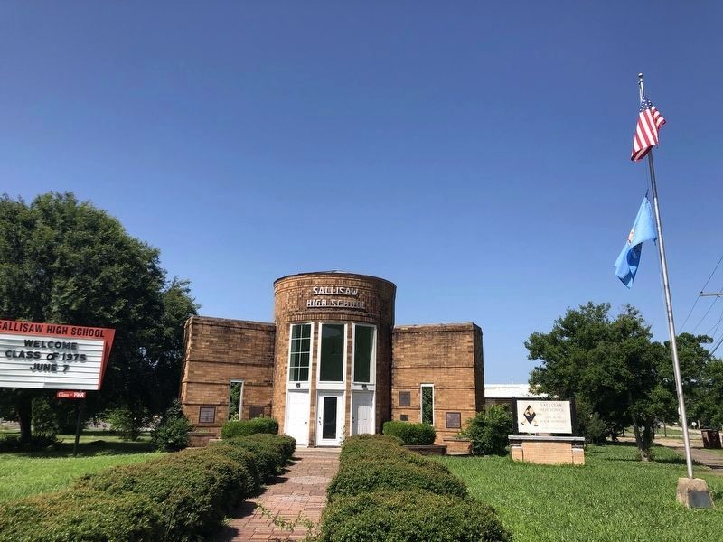 Sallisaw High School Marker image. Click for full size.