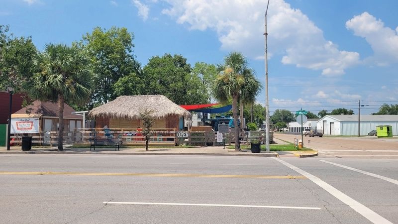 The view of the marker from across the street. Click for full size. The view of the marker from across the street image. Click for full size.