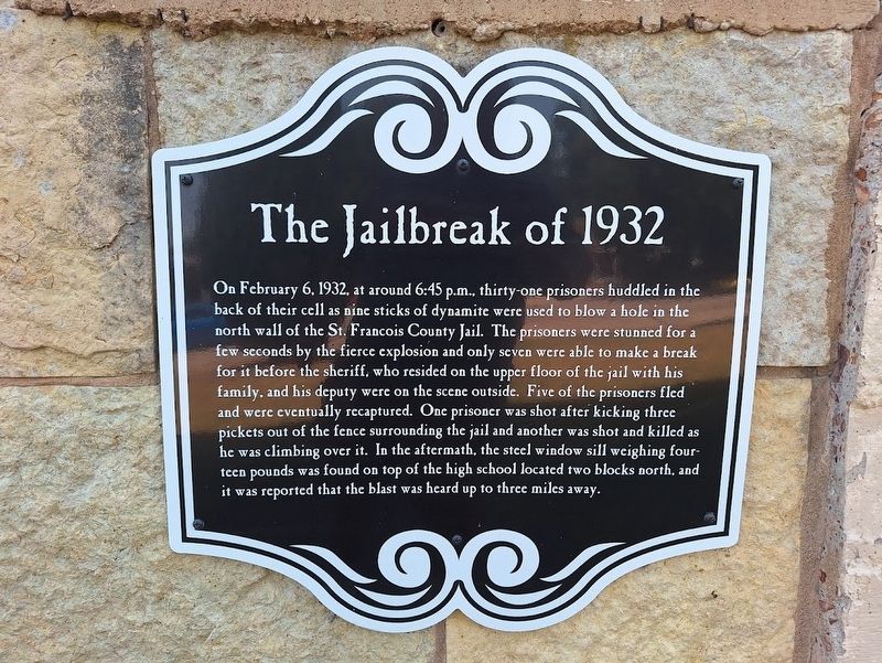 The Jailbreak of 1932 Marker image. Click for full size.