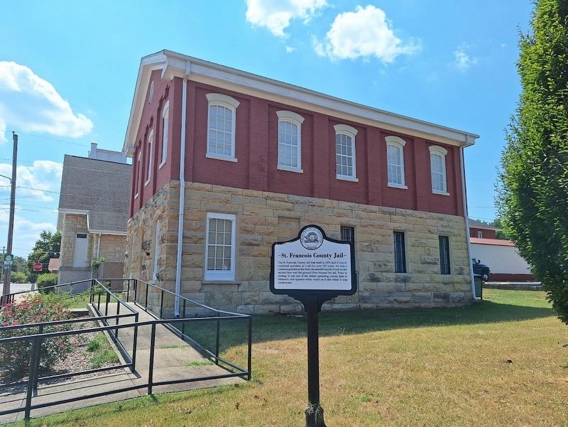 St. Francois County Jail Marker. Click for full size. St. Francois County Jail Marker image. Click for full size.