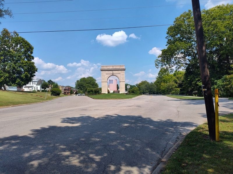 Memorial Arch Marker. Click for full size. Memorial Arch Marker image. Click for full size.