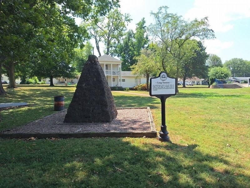 Long Tannery Marker. Click for full size. Long Tannery Marker image. Click for full size.
