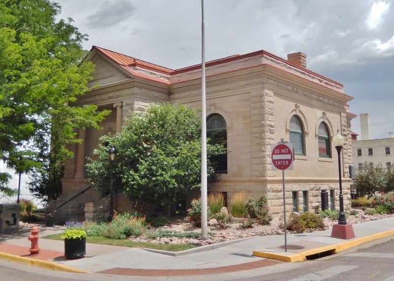 The Trinidad Public Library, 202 North Animas Street. Click for full size. The Trinidad Public Library, 202 North Animas Street image. Click for full size.