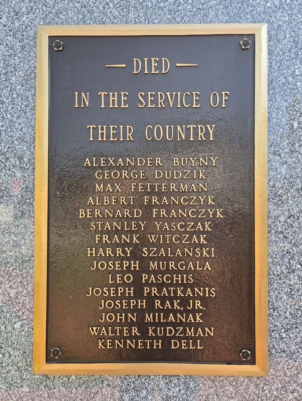 East Vandergrift Veterans Memorial. Click for full size. East Vandergrift Veterans Memorial image. Click for full size.