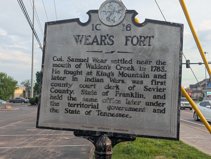 Wear's Fort Marker taken May 2025. Click for full size. Wear's Fort Marker taken May 2025 image. Click for full size.