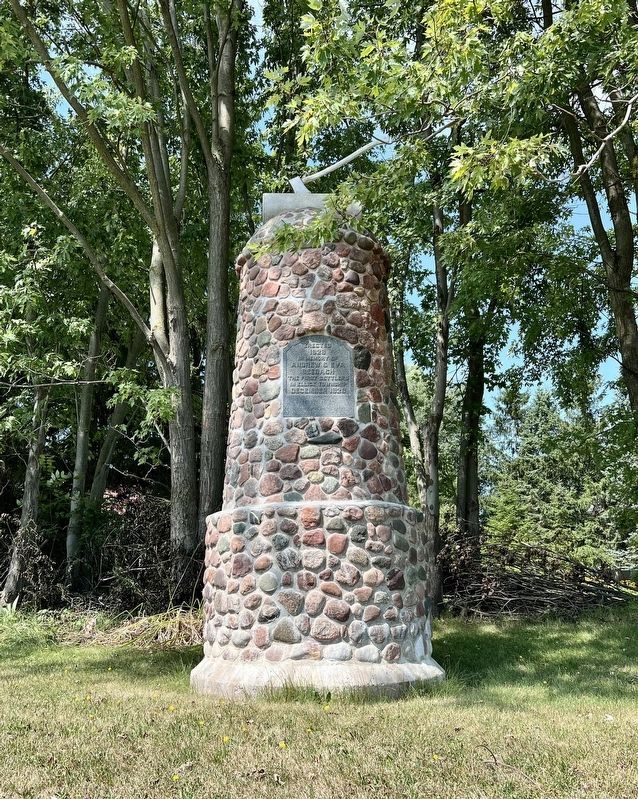 First Settlers in Ellice Township Marker image. Click for full size.