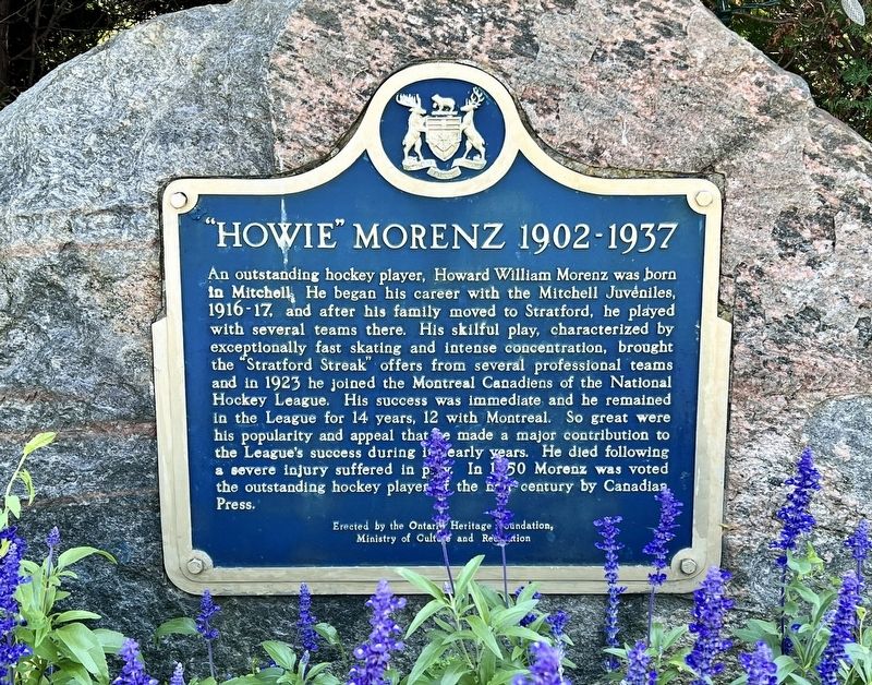 �Howie� Morentz 1902-1937 Marker image. Click for full size.