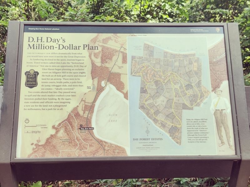 D.H. Day's Million-Dollar Plan Marker. Click for full size. D.H. Day's Million-Dollar Plan Marker image. Click for full size.