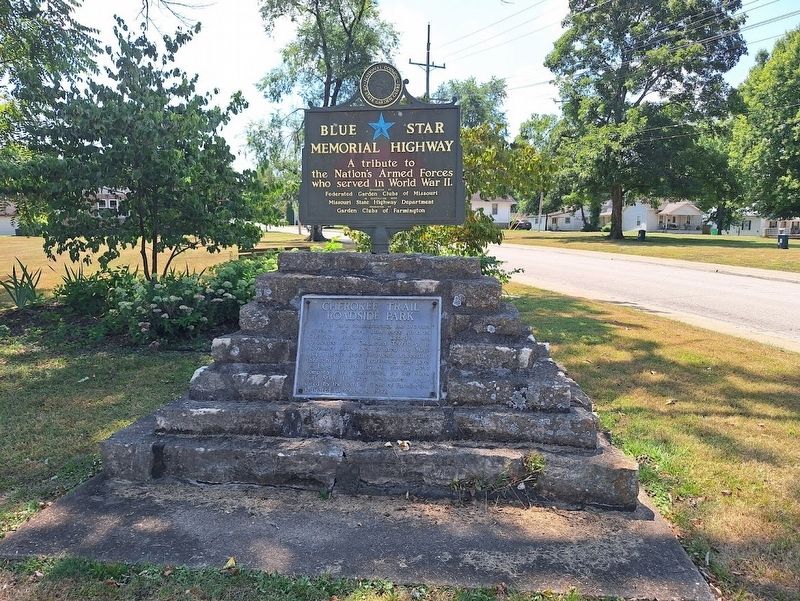 Cherokee Trail Roadside Park Marker. Click for full size. Cherokee Trail Roadside Park Marker image. Click for full size.