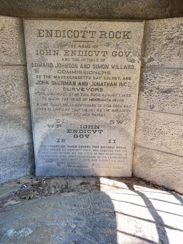 Endicott Rock Marker. Click for full size. Endicott Rock Marker image. Click for full size.