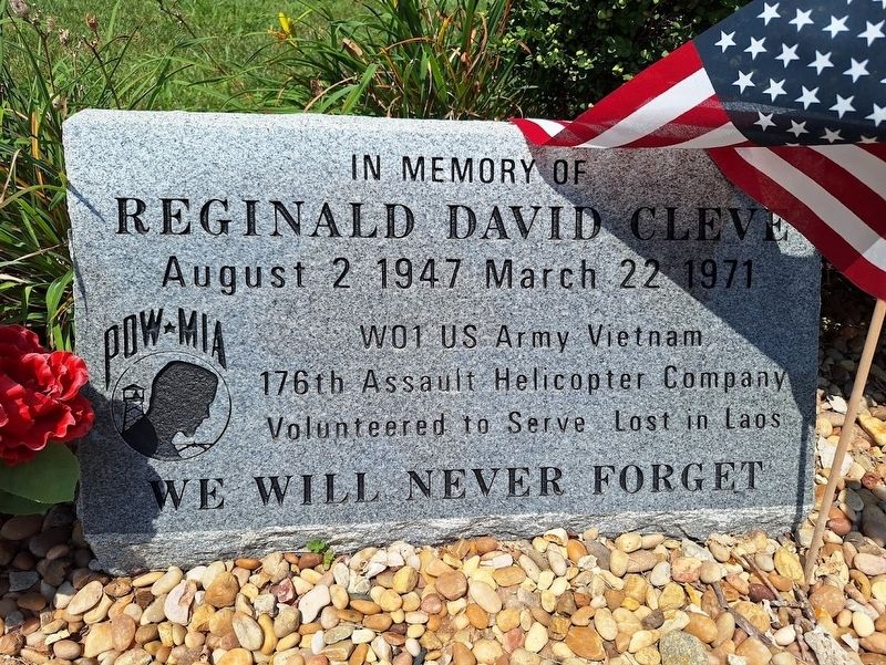 In Memory of Reginald David Cleve Marker. Click for full size. In Memory of Reginald David Cleve Marker image. Click for full size.