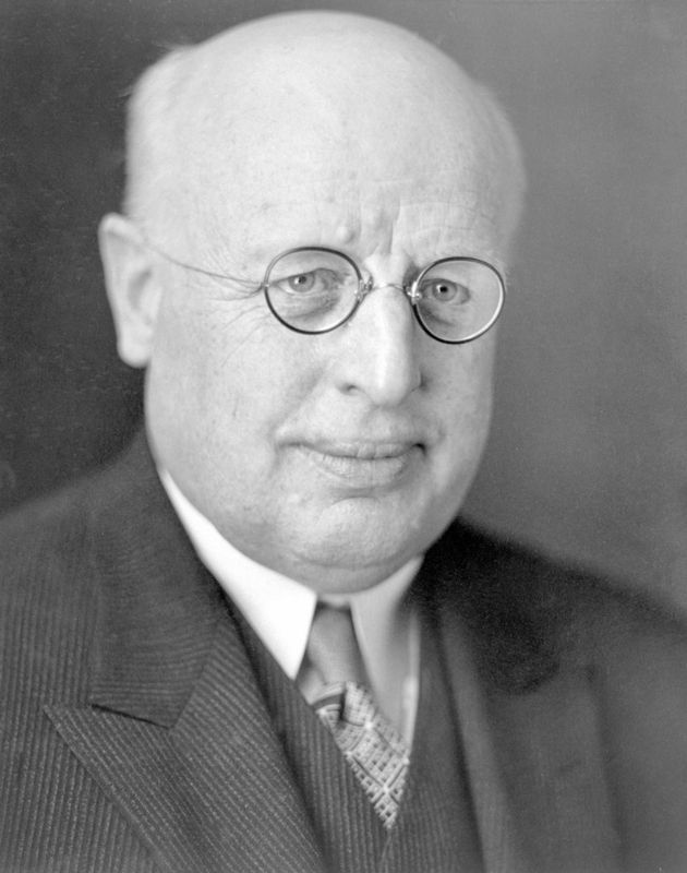 Hon. William Aberhart as Premier of Alberta, c 1935. Click for full size. Hon. William Aberhart as Premier of Alberta, c 1935 image. Click for full size.